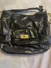 Coach 16013 Kristin Black Patent Leather Hobo Shoulder Bag Purse