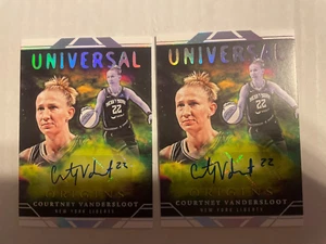 2-Card Lot - 2024 Origins WNBA Courtney Vandersloot Universal Autographs #21 SP - Picture 1 of 2