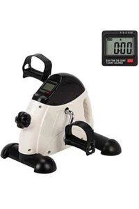 Under Desk Stationary Bike Portable Arm Leg Foot Pedal Exerciser TDC T-C CA - Picture 1 of 9