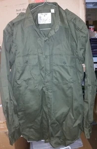 AUSTRALIAN ARMY GREEN SHIRT VIETNAM WAR XOS - NEW REPRODUCTION 100% COTTON - Picture 1 of 2