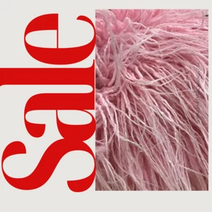 PINK - Mongolian Long Pile Faux Fur Fabric By The Yard | Faux Fur - Picture 1 of 1