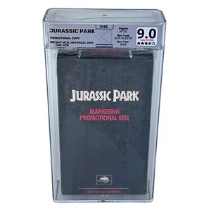 Jurassic Park Promotional Reel VHS Rewind 9.0 Graded Sealed Screener Promo Tape - Picture 1 of 7