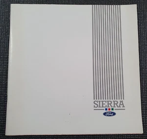 1987 Ford Sierra Brochure . Sapphire - L LX GL GLS GHIA XR4x4 - Estate - Rally - Picture 1 of 12