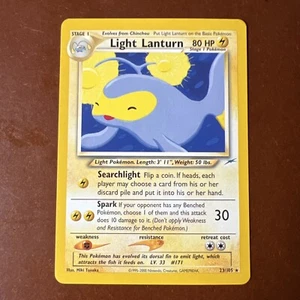 Pokémon TCG Light Lanturn Rare 23/105 Neo Destiny 2000 WOTC Near Mint Card - Picture 1 of 2