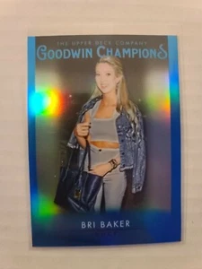 UD Goodwin Champions 2021 Bri Baker #45 Platinum Blue Refractor Chef - Imagen 1 de 2