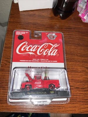 M2 Machines Coca-Cola RW02 18-09 1956 Ford F-100 Tow Truck Chase 1 of 750 1:64 - Image 1 of 3
