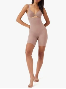 Spanx Womens Higher Power Shorts High Waisted Seamless Shaping Short XL NEW $38 - Picture 1 of 9