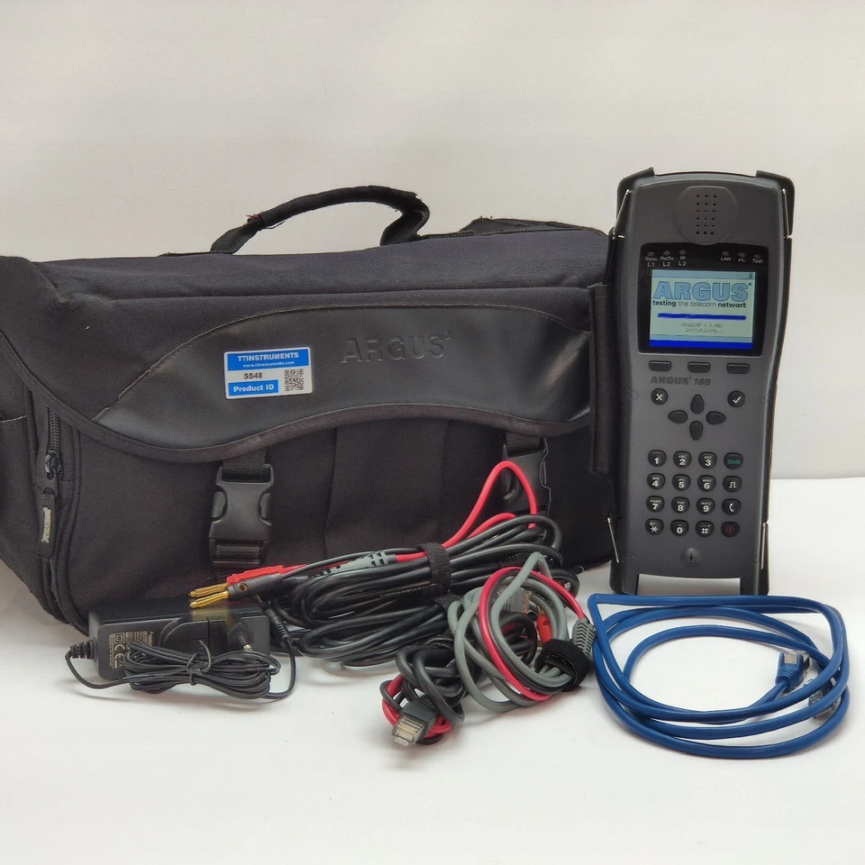 Intec Argus 165 GigE + ADSL Annex B & J VDSL SHDSL ISDN RFC 2544 Ethernet + TDR - Image 1 of 4