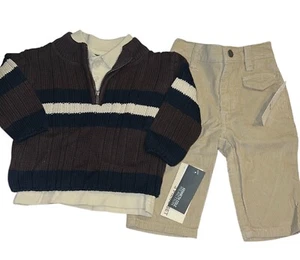12 month Boys Kenneth Cole Reaction 3 Piece Outfit  NWT! - Picture 1 of 2