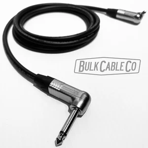 10 pies - cable de altavoz Mogami 3082 - extremos plateados de ángulo recto neutro - amplificador/cabina - Imagen 1 de 10