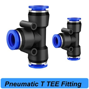 Nylon Pneumatic Straight Hose Tube Inline Push Fit Connector Air Line Airline - Picture 1 of 6