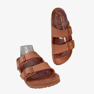 Birkenstock Arizona EVA Damen Gr. 40 / 9 Coral Peach Sandale Pantolette Riemchen - Bild 1 von 9