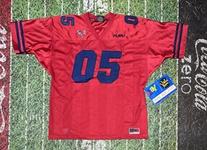 Vtg Fubu League Sport Mens 05 Classic Edition XL Red Navy Jersey - Picture 1 of 9