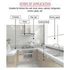 Transparent For Kitchen Oil-proof Wall Sticker Heat-resistant I P0 Adhesive J4K4