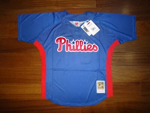 Roy Halladay 2010 Mitchell & Ness Men's Phillies MLB Pullover BP Jersey $130 - Picture 1 of 7