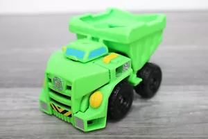 TRANSFORMERS Rescue Bots BOULDER The Construction-Bot Dump Truck Rescan 2014 - Picture 1 of 9