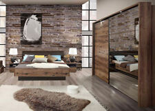 Schlafzimmer Set komplett Doppelbett 180x200cm Schlammeiche Modern 60948573