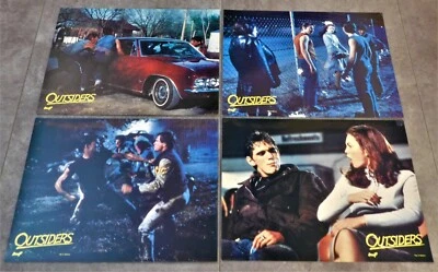 The Outsiders 10 Original French Lobby Cards 8x10 Coppola Patrick Swayze Dillon - Image 1 of 4