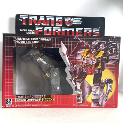 Transformers G1 Dinobot Commander Grimlock Reissue Action Figure Toys New in Box - Image 1 of 4