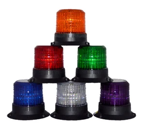 LUZ DE ADVERTENCIA DE EMERGENCIA BS2 12-110VDC ÁMBAR ESTROBOSCÓPICO XENÓN MONTACARGAS BALIZA MEDIA - Imagen 1 de 7
