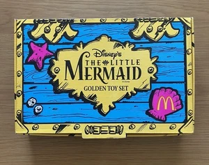 McDonalds Disney’s The Little Mermaid golden toy set 1997. - Picture 1 of 3