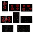 12/24/30/36 in Electric Cooktop Induction Cooktop Ceramic Glass Stove Top