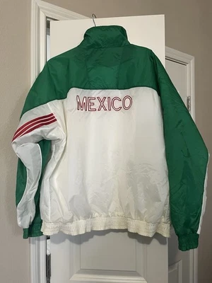 Adidas de México Hombre Med Vintage Cremallera Completa Chaqueta Traje Copa F. Tenis Especial Foto 1 de 4