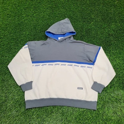 Sudadera con capucha Wilson vintage años 90 para mujer XL 22x22 blanca cuadrada Foto 1 de 4