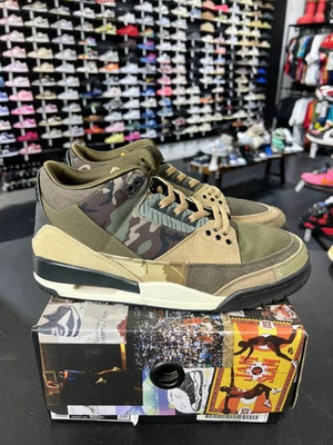 Size 11.5 - Jordan 3 Retro Patchwork 2021 PRE-OWNED - Image 1 of 4