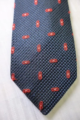 Valentino 100% Seda Corbata Made IN Italy Estilo Vintage - Imagen 1 de 4