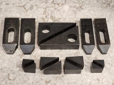 Lote de 14 abrazaderas de paso/bloques de escalones Carr Lane - herramientas de sujeción para maquinista Foto 1 de 4