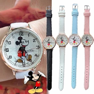 Mickey Mouse Kids Cartoon Watch – Cute Quartz Wristwatch Gift - Picture 1 of 24