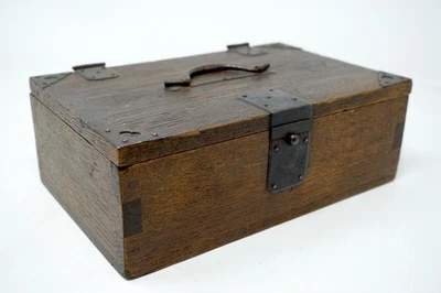 Cofre Caligrafía Tansu Japonés Meiji-Taisho Original de Japón 0718D1 Foto 1 de 4