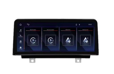 Wireless Carplay Android Autoradio 10.25" per serie 1,2,3,4 NBT 2013-2017 - Immagine 1 di 4