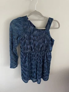 George Blue Sparkly Playsuit Size 8-9 Years - Picture 1 of 5