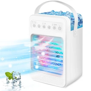 Portable Air Conditioners, Evaporative Personal Air Cooler Humidifier with 4 ... - Picture 1 of 7