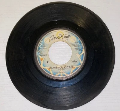 Carole King - Hard Rock Cafe/To Know I Love You - Capitol 45 RPM 1977 Vtg - Image 1 of 2