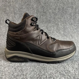 New Balance Men’s 8.5 2E MW1400DB Trail Hiking Boots Brown Leather Waterproof - Picture 1 of 10