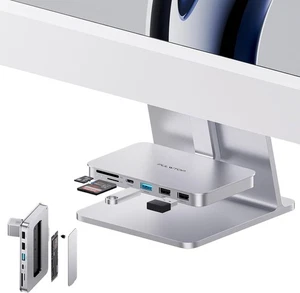 PULWTOP USB C Hub with NVMe SATA SSD Enclosure for iMac 24 inch M1/M3/M4 - Picture 1 of 8
