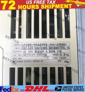 1PC NEW Yaskawa 606PC3 2.2KW 220V 3PH CIMR-PCA22P2 - Picture 1 of 3