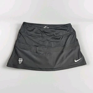 Nike Dri-FIT Tenis Skort Falda Negra Pequeña S Logo USTA Pantalones Cortos Integrados - Imagen 1 de 5