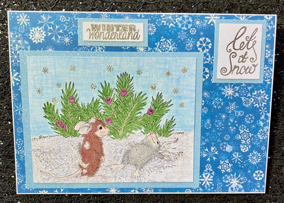 Ratón casa tarjeta hecho a mano para cualquier ocasión Foto 1 de 1