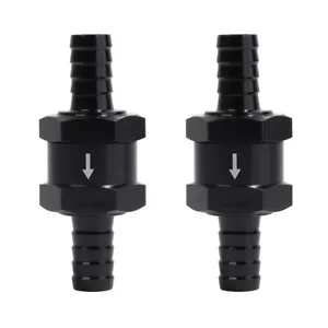 Fuel Check Valve OD 4mm 6mm 8mm 10mm 12mm 14mm One Way Inline Non Return Oil 2Pc - Picture 1 of 28