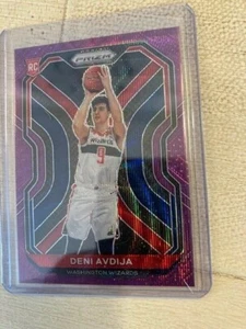 2021 Panini Prizm Deni Avdija Purple Wave rc #290 Super Nice Wizards - Picture 1 of 2