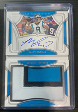 2022 Panini National Treasures Rookie Jumbo Signatures Matt Corral /99