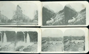 4 STEREO CARDS - CANADIAN SCENES - Picture 1 of 1