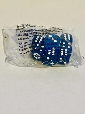 DADOS POKEMON XY Steam Siege verde azulado 12 mm y 16 mm totalmente nuevos Foto 1 de 4