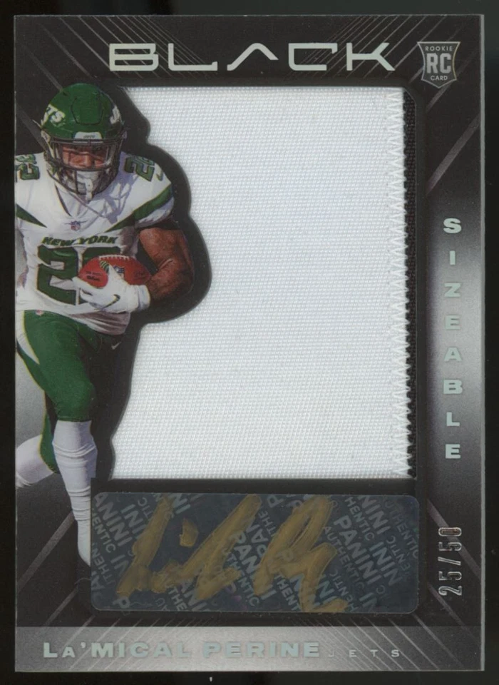 2020 Black La'Mical Perine RC Patch Auto RPA /50 #SS-LMP - Image 1 of 2