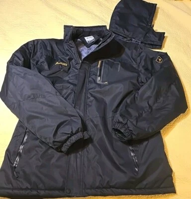 Mens Black V.T.AOR169 OutdoorJack Winter Coat hood waterproof 3XL NWT Oscillator - Image 1 of 4