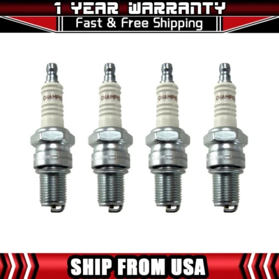 For Simca 1200 1949-1949 4pcs Spark Plugs Champion Spark Plug Set - Image 1 of 3
